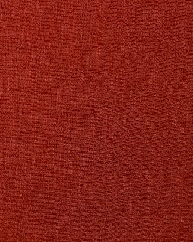 Tissu Viscose Lin Rouge Terre - Mercerine