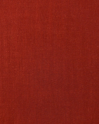 Tissu Viscose Lin Rouge Terre - Mercerine