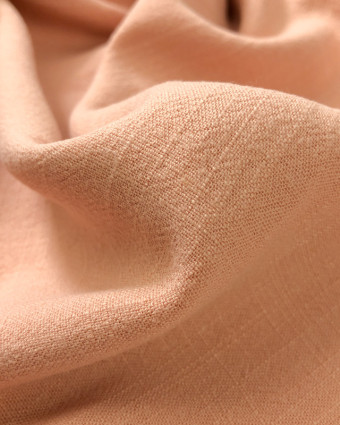 Tissu Viscose Lin Rose   - Mercerine