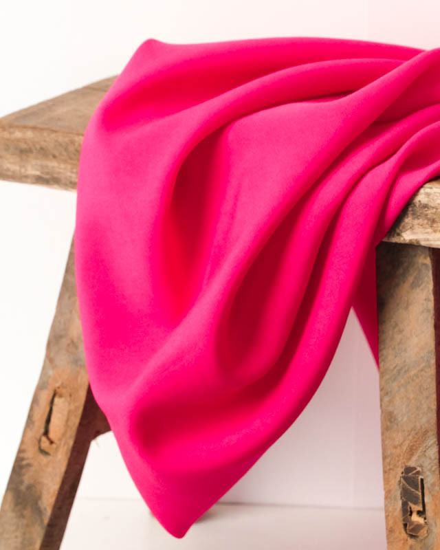 Tissu Viscose Fuschia Alina - Mercerine