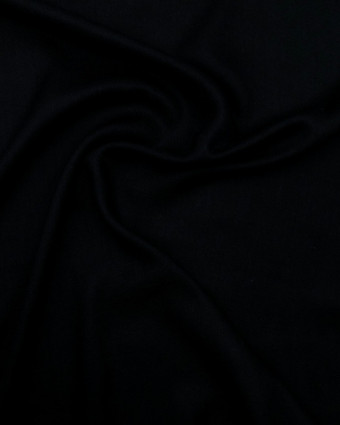 Voile de Viscose twill Noir au mètre - Mercerine