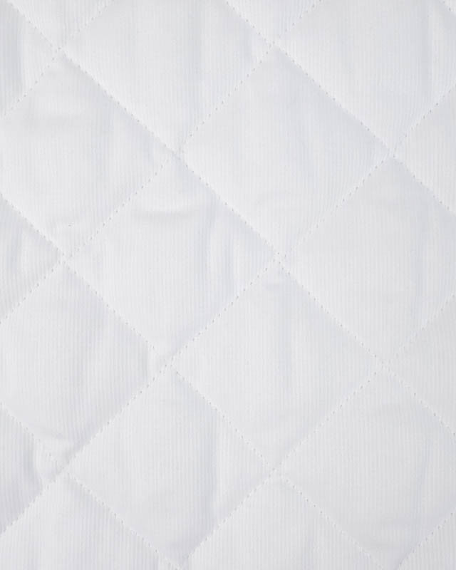 Tissu piqué matelassé blanc