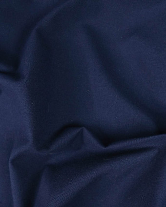 Tissu uni grande largeur indigo Diabolo - Mercerine