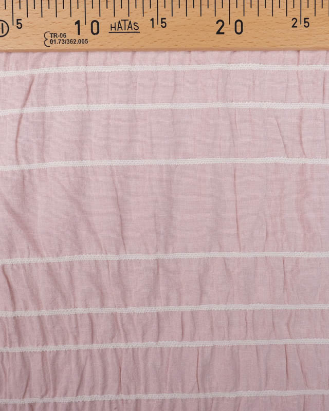 Tissu Smocks Rose Clair : tissus au mètre / Nouveauté - Mercerine