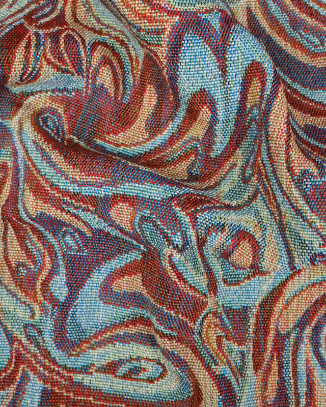 Jacquard Céleste Rubis - Mercerine