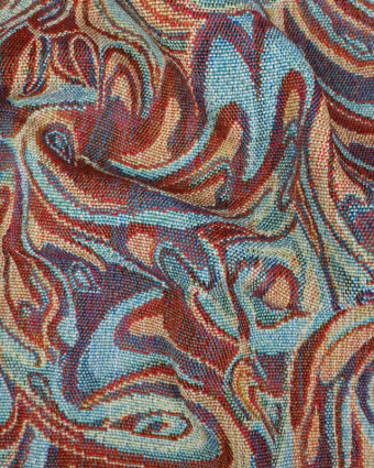 Jacquard Céleste Rubis - Mercerine