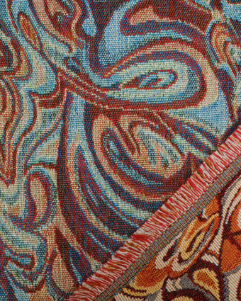 Jacquard Céleste Rubis - Mercerine