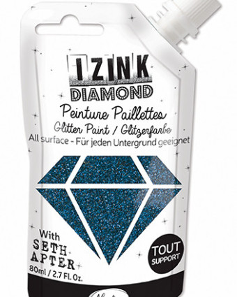 Izink Diamond Beautiful Blue 80 Ml  - Mercerine