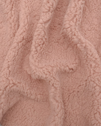 Tissu Sherpa Rose - Tissus en ligne - Mercerine