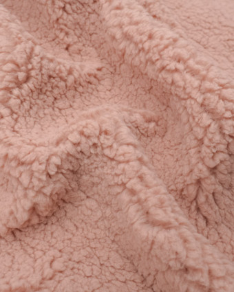 Tissu Sherpa Rose - Mercerine