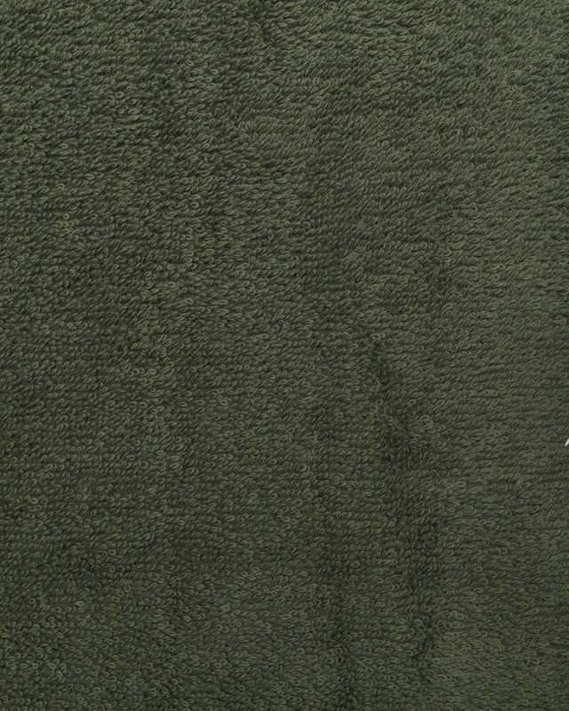 Tissu éponge coton vert - Tissus en ligne - Mercerine