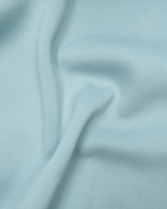 Tissu Sweat Bleu celadon épais - Tissus en ligne - Mercerine