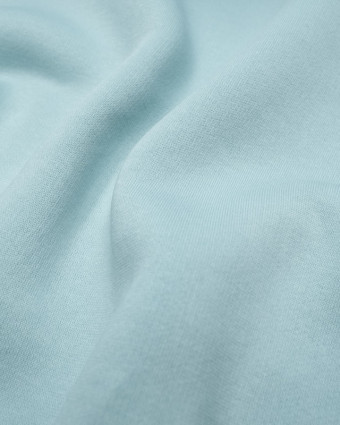 Tissu Sweat Bleu celadon épais - Mercerine