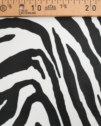 Tissu Simili Cuir Zebra - Mercerine