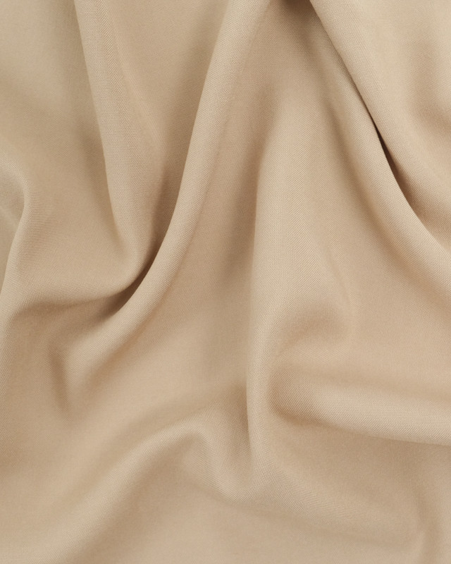 Tissu Viscose  Beige Alina : tissus en ligne - Mercerine