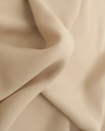 Tissu Viscose  Beige Alina : tissus en ligne - Mercerine