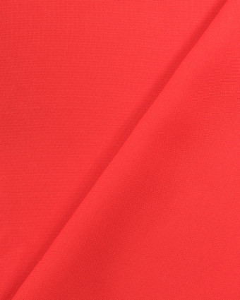 Tissu Viscose Rouge Corail Alina  - Mercerine