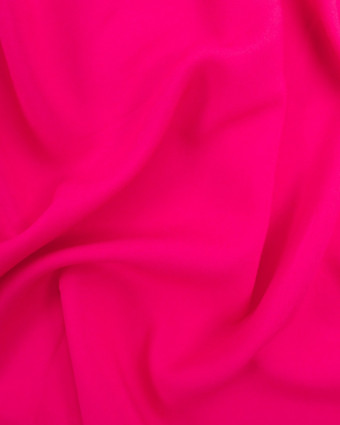 Tissu Viscose Rose Fuschia Alina  - Mercerine