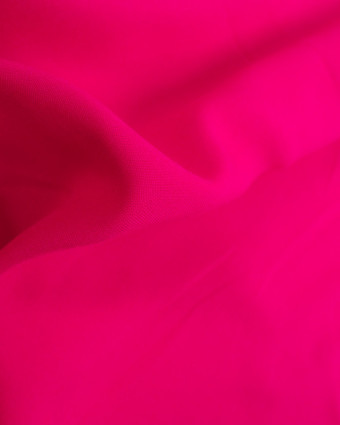 Tissu Viscose Rose Fuschia Alina  - Mercerine