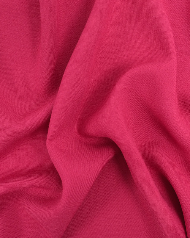 Tissus en ligne : Viscose framboise Alina  - Mercerine