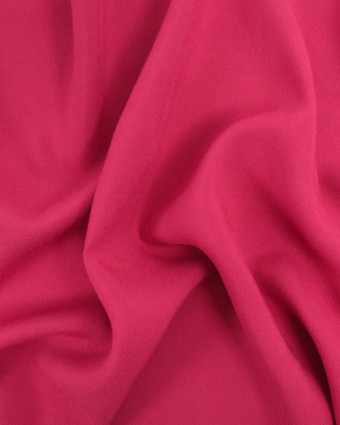 Tissus en ligne : Viscose framboise Alina  - Mercerine