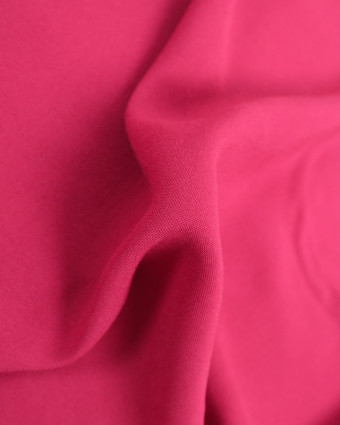 Tissus en ligne : Viscose framboise Alina  - Mercerine