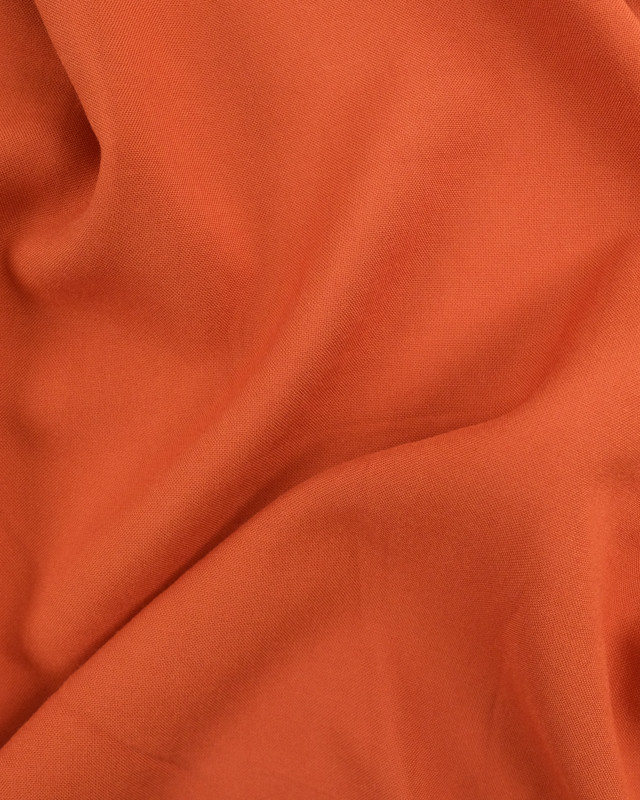 Tissu Viscose Terracotta Alina  - Mercerine