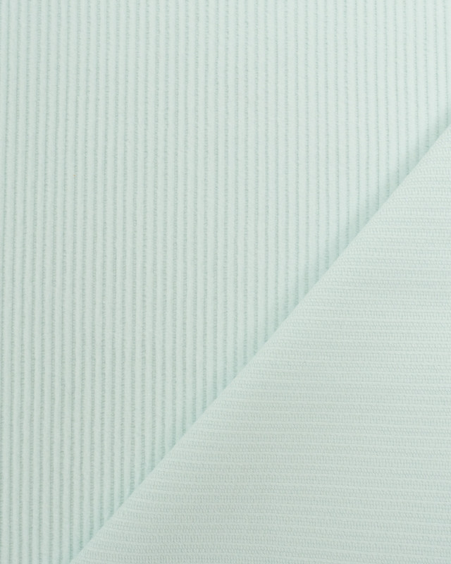 Velours Côtelé Gris Lunaire Oekotex  - Mercerine