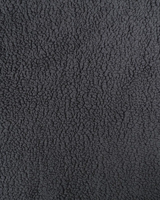 Tissu Sherpa Anthracite   - Mercerine