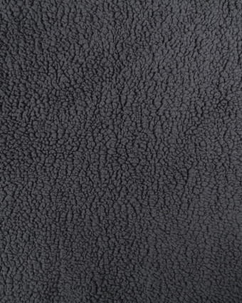 Tissu Sherpa Anthracite   - Mercerine