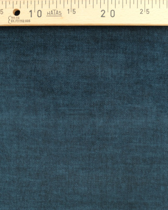 Tissu s en ligne : Velours Ameublement Val Ocean Bleu  - Mercerine