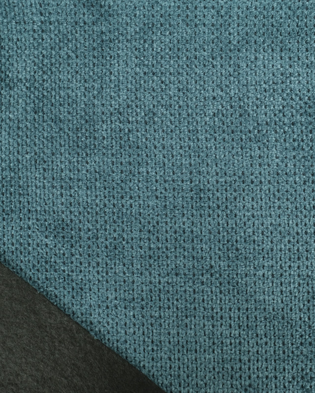 Tissus en ligne : Tissu Velours Ameublement Célia Bleu Ocean - Oekotex  - Mercerine