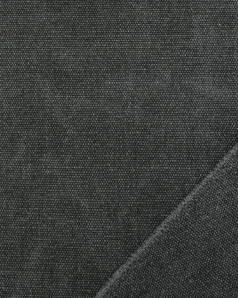 Toile Tissee Ameublement Denim Noir - Mercerine