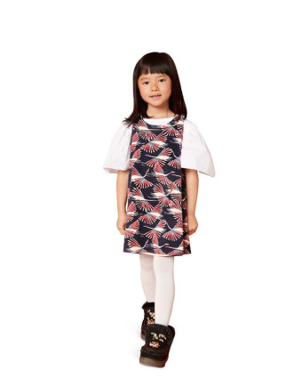 Patron de couture enfant : Robe fille Burda 9238 - Mercerine