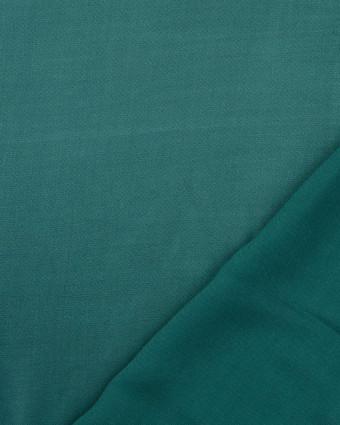 Satin De Viscose Vert Sapin - Mercerine