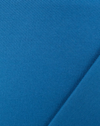 Tissu Serge Coton Oekotex Sanforise Bleu  - Mercerine