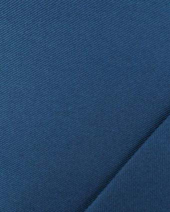 Tissu Serge Coton Oekotex Sanforise Bleu Marine - Mercerine