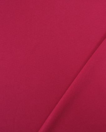 Tissu Viscose Twill Uni  Fuchsia  - Mercerine