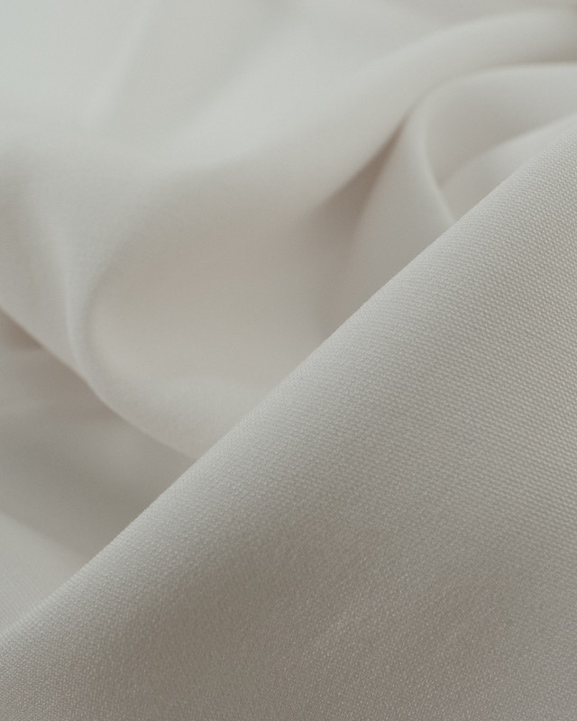 Viscose Twill Épaisse Uni  Blanc - Mercerine