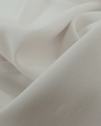 Viscose Twill Épaisse Uni  Blanc - Mercerine