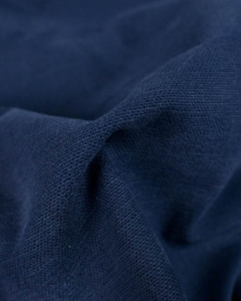 Toile coton Vintage couleur jean - Mercerine