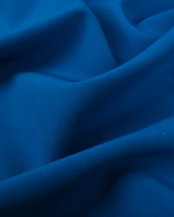Tissu jupe pantalon veste bleu cobalt Oekotex