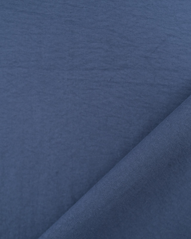 Tissus en ligne : Tissu Toucher Peau De Peche Bleu Royal - Oeko-Tex - Mercerine