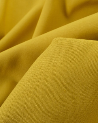 Tissus en ligne : Viscose Twill Épaisse Unie Jaune  - Mercerine