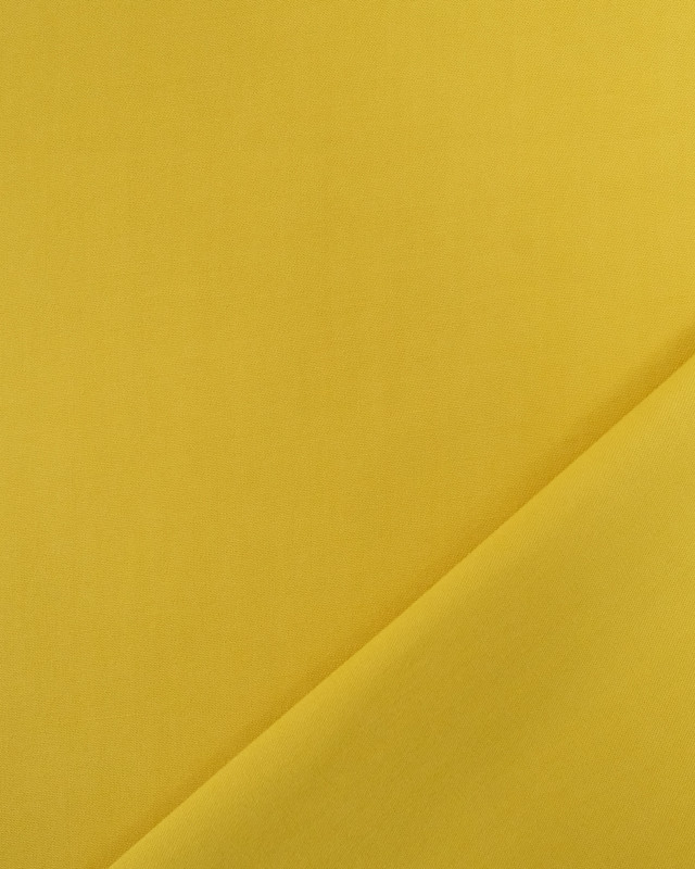 Tissus en ligne : Viscose Twill Épaisse Unie Jaune  - Mercerine