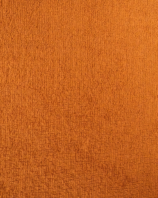 Eponge bambou au mètre : couleur Terracotta OekoTex - Mercerine