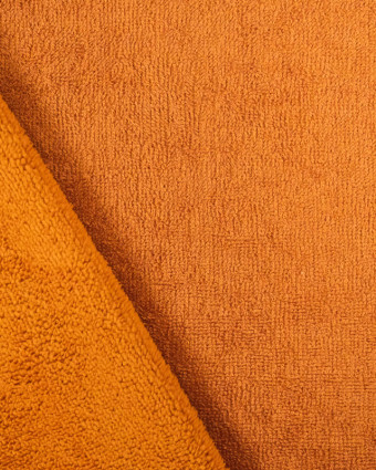 Eponge bambou au mètre : couleur Terracotta OekoTex - Mercerine