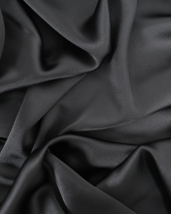 Tissu Satin Noir- Mercerine