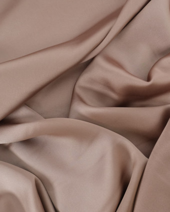 Tissu Satin Taupe - Mercerine