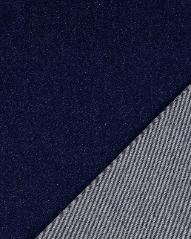 Tissu Jean Epais Lourd Bleu Brut   - Mercerine